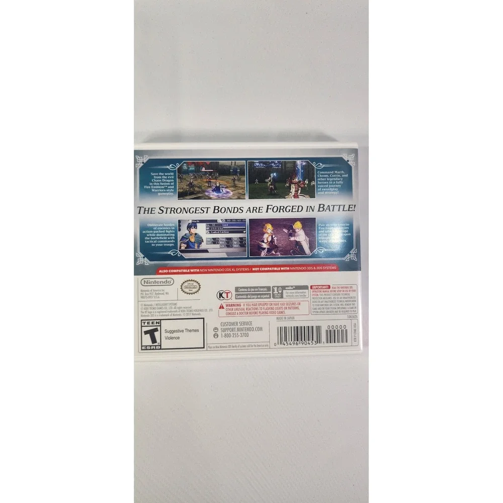 Fire Emblem Warriors New Nintendo 3DS Game Case & Cartridge CTR-P-ADME USA